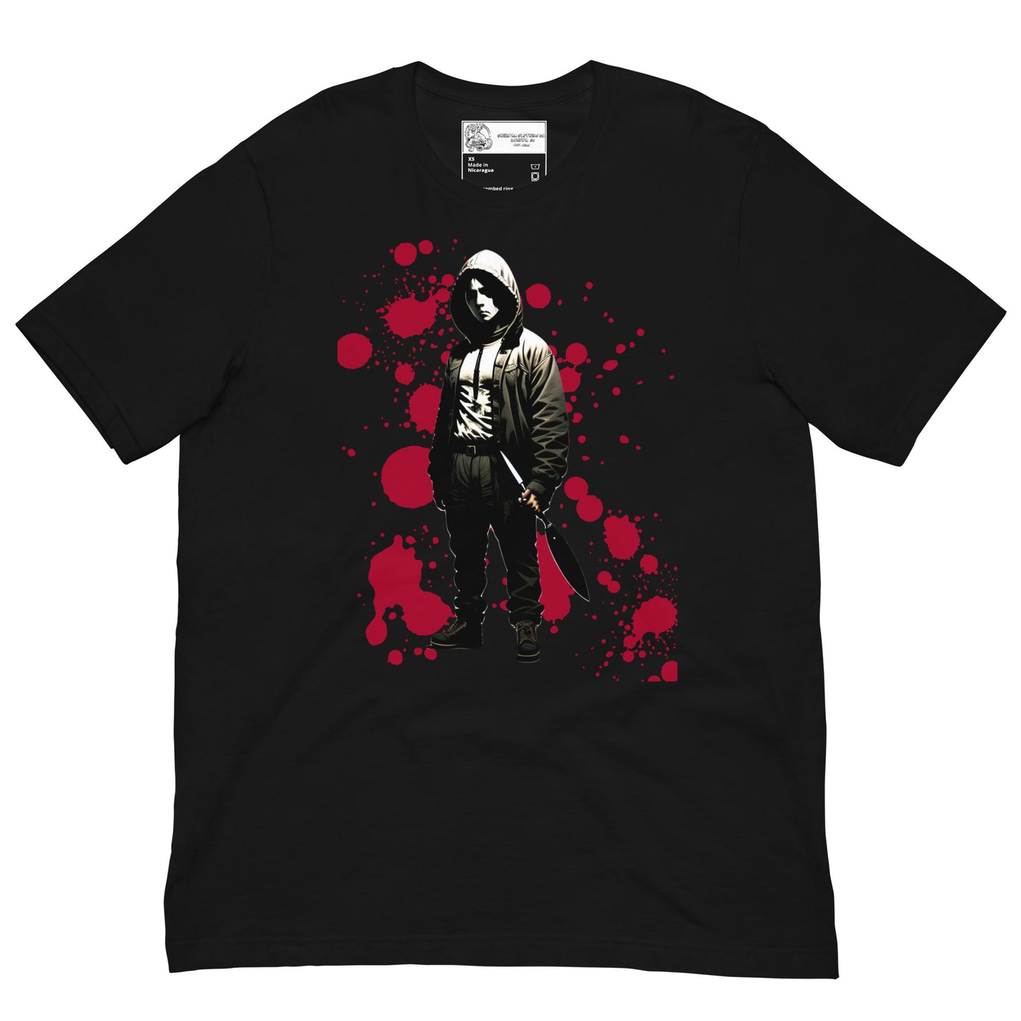 Blood Splatter Killer SOFT STYLE Unisex t-shirt