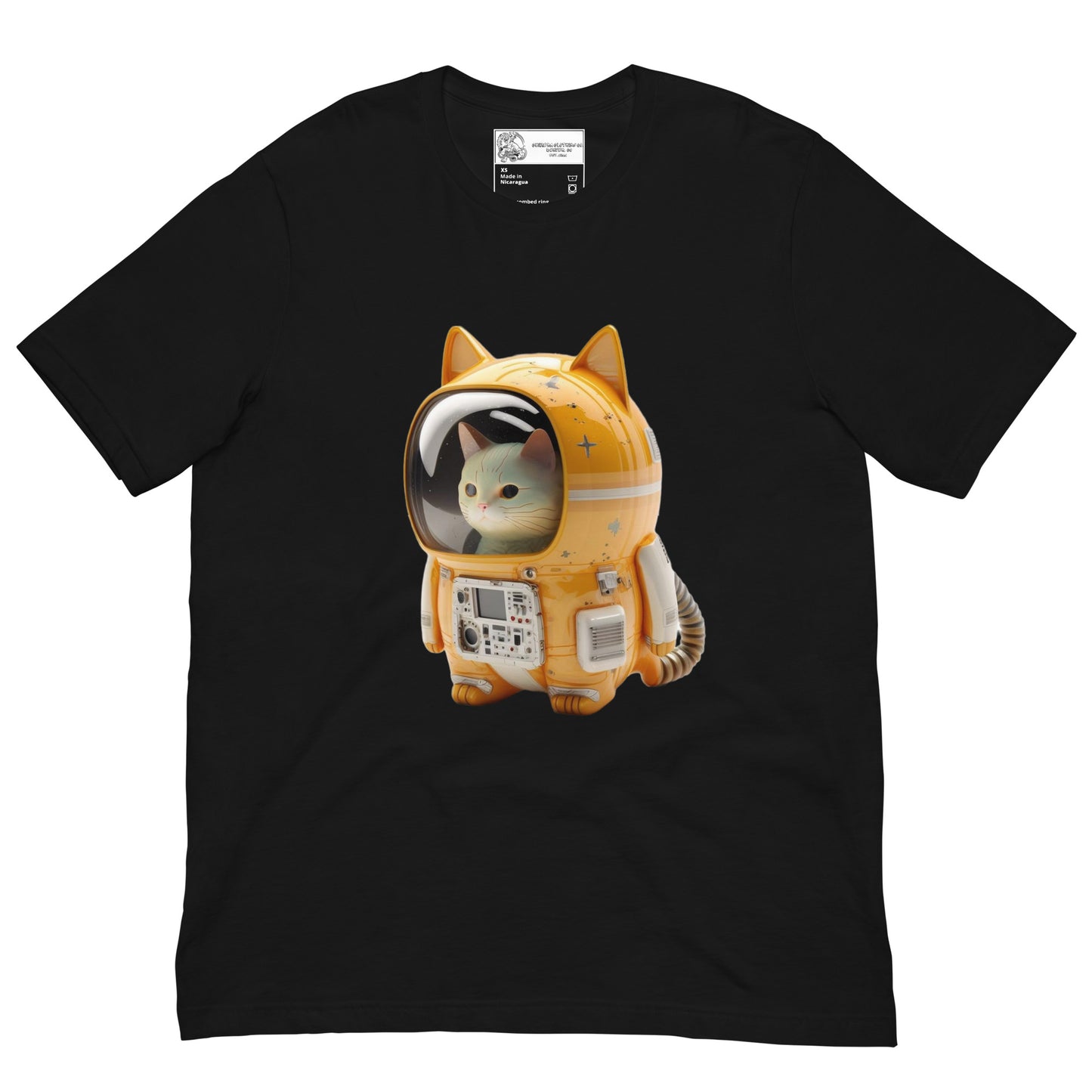 Astronaut Space Kitty Cat Unisex t-shirt