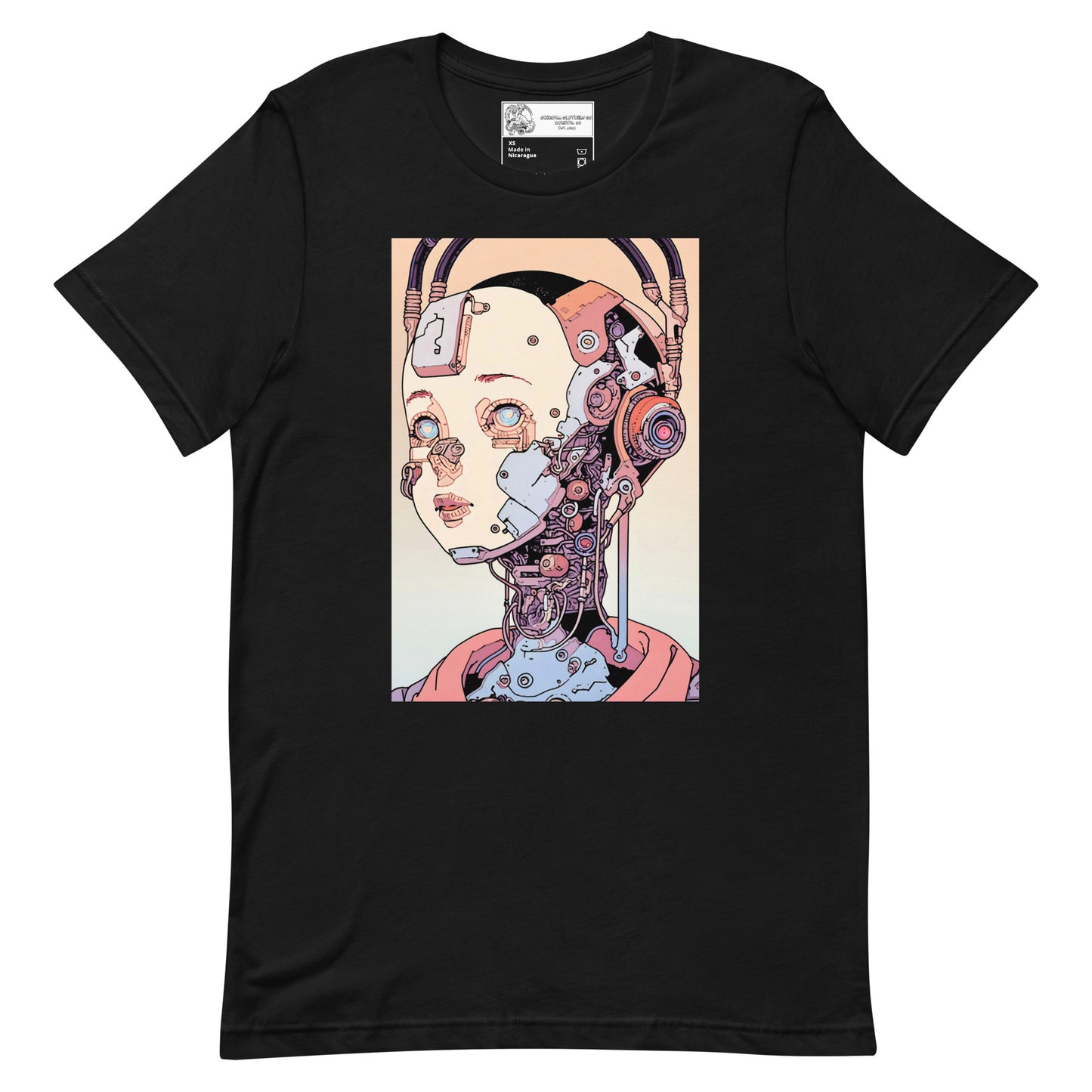 Cyborg Anime Woman #1 Unisex t-shirt