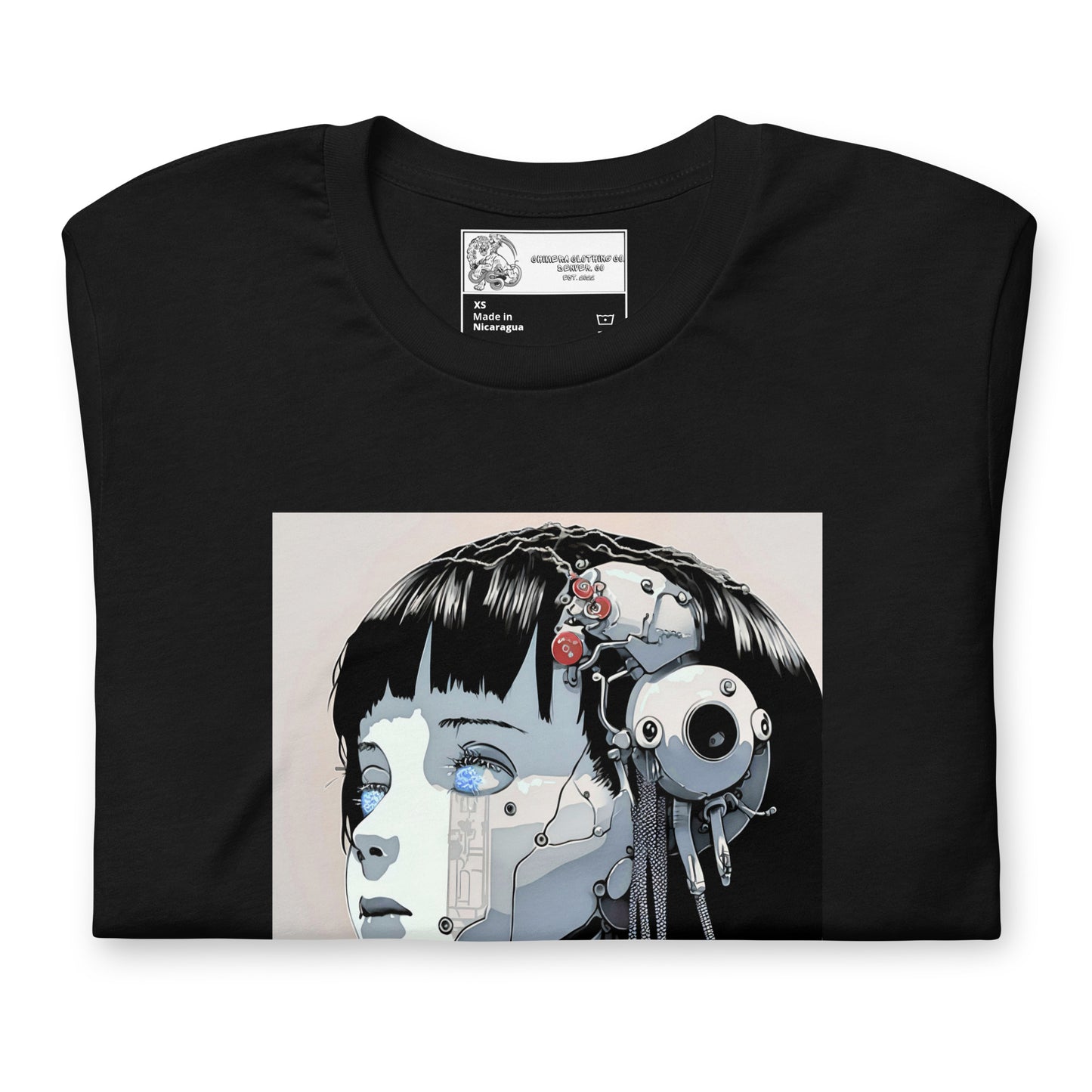 Cyborg Anime Woman #2 Unisex t-shirt