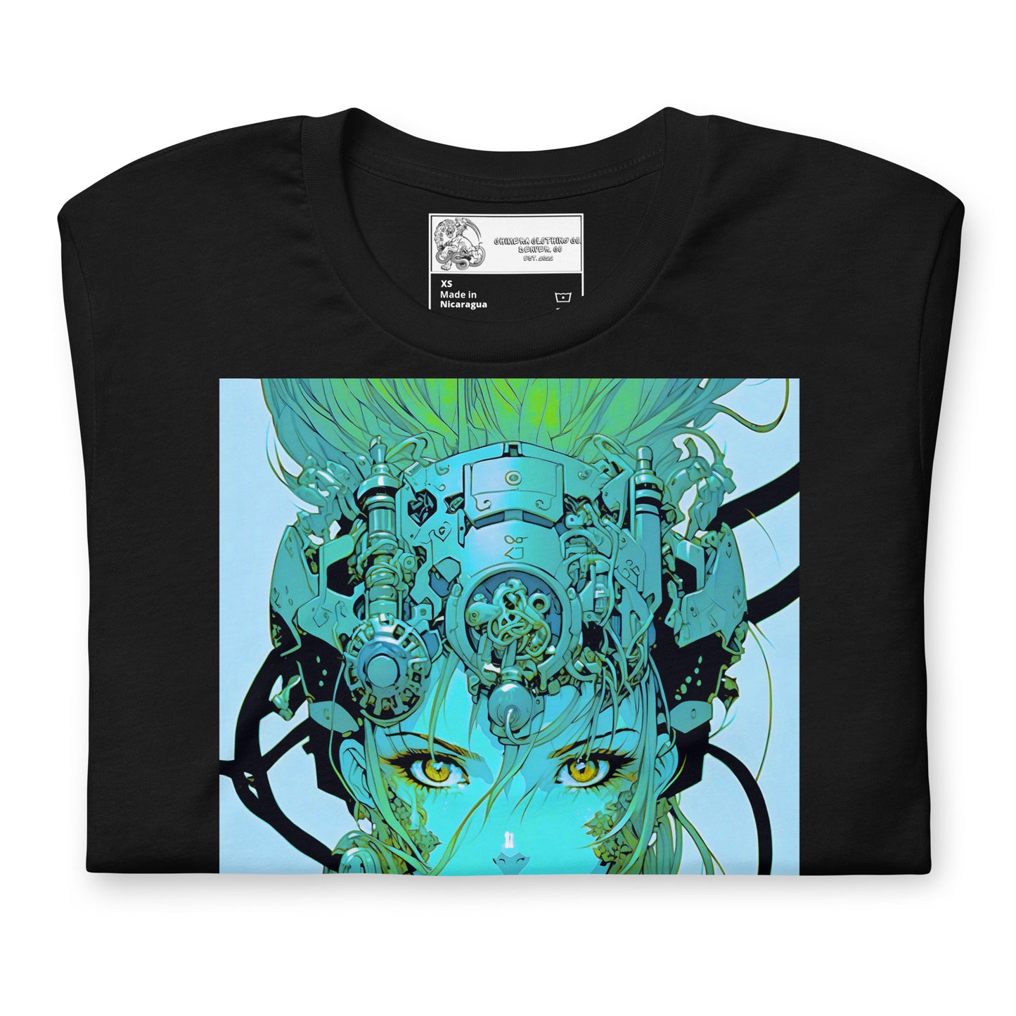 Cyborg Anime Woman #8 Unisex t-shirt