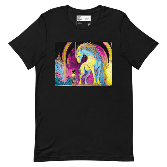 Mystic Unicorn Neon Version Unisex t-shirt