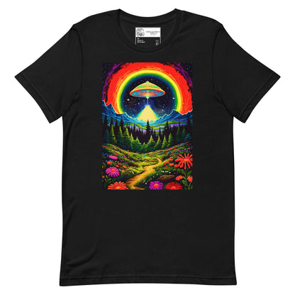 Trippy Alien Valley Unisex t-shirt