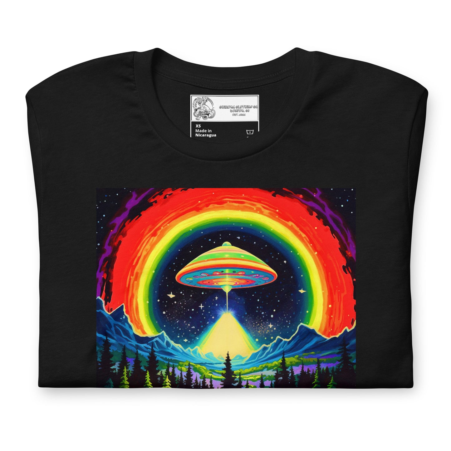 Trippy Alien Valley Unisex t-shirt