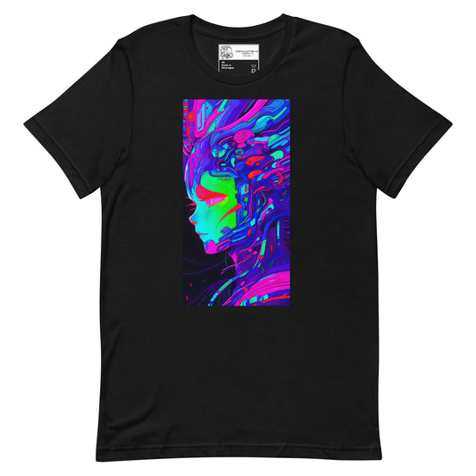 Cyborg Anime Girl #2 Unisex t-shirt