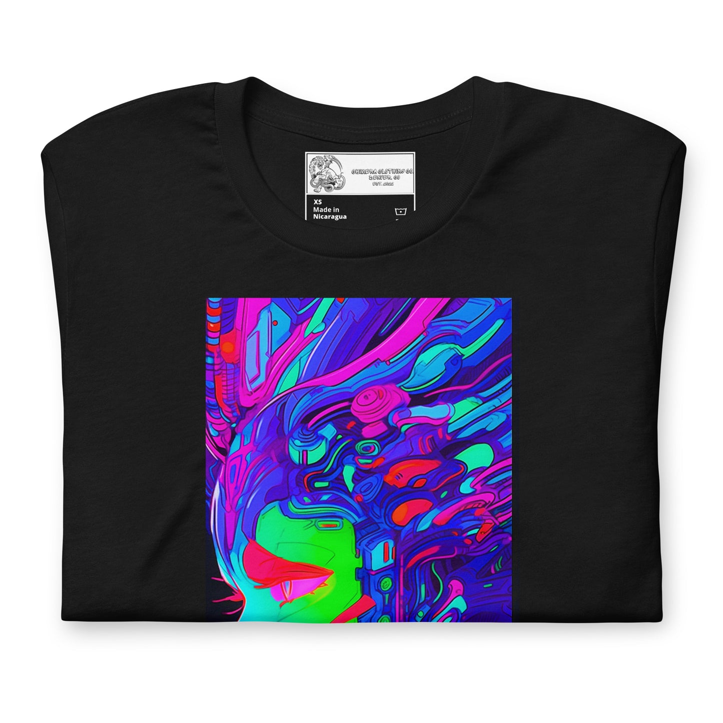 Cyborg Anime Girl #2 Unisex t-shirt