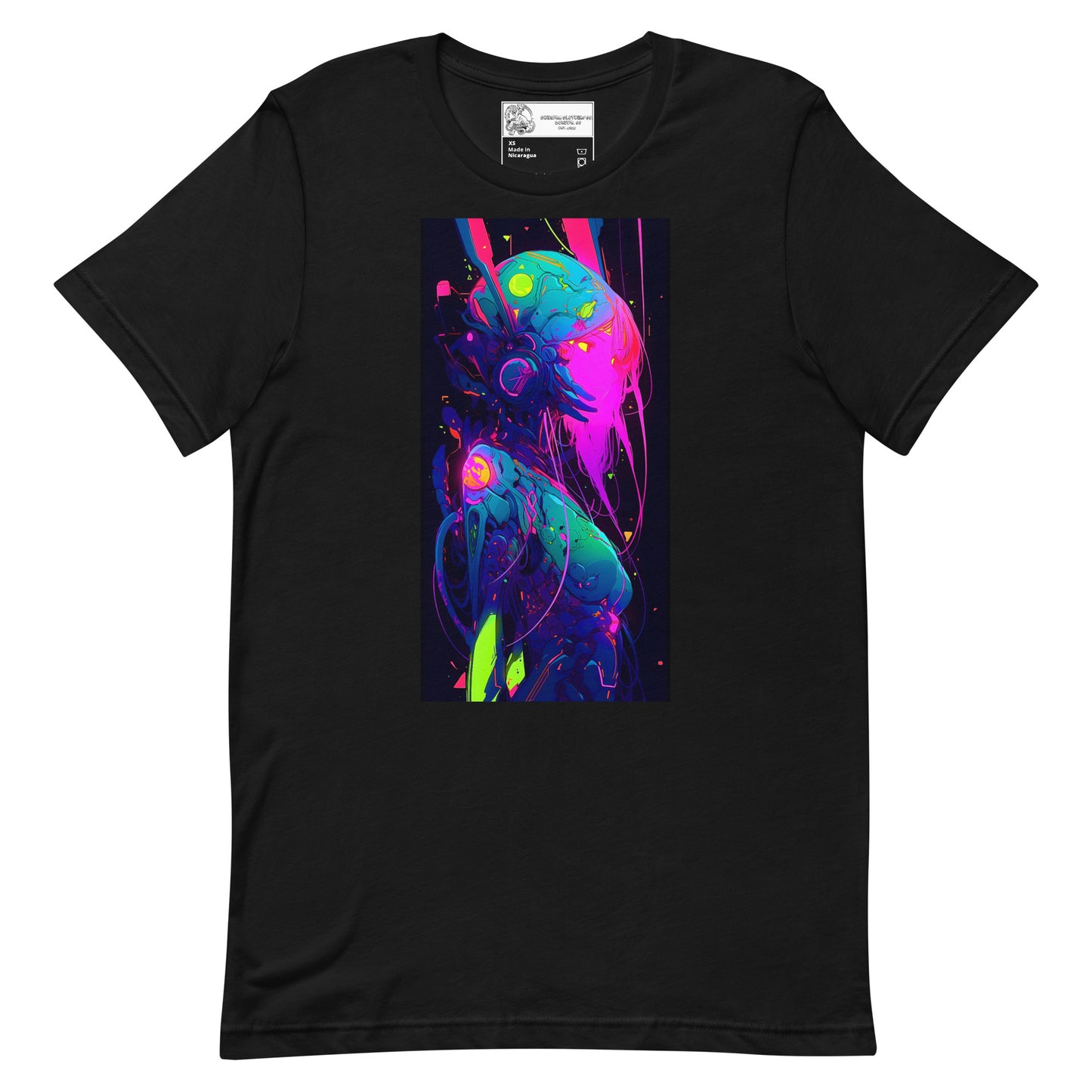 Cyborg Anime Girl #4 Unisex t-shirt