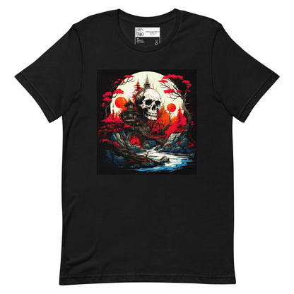 Japanese Skull Fortress unisex t-shirt