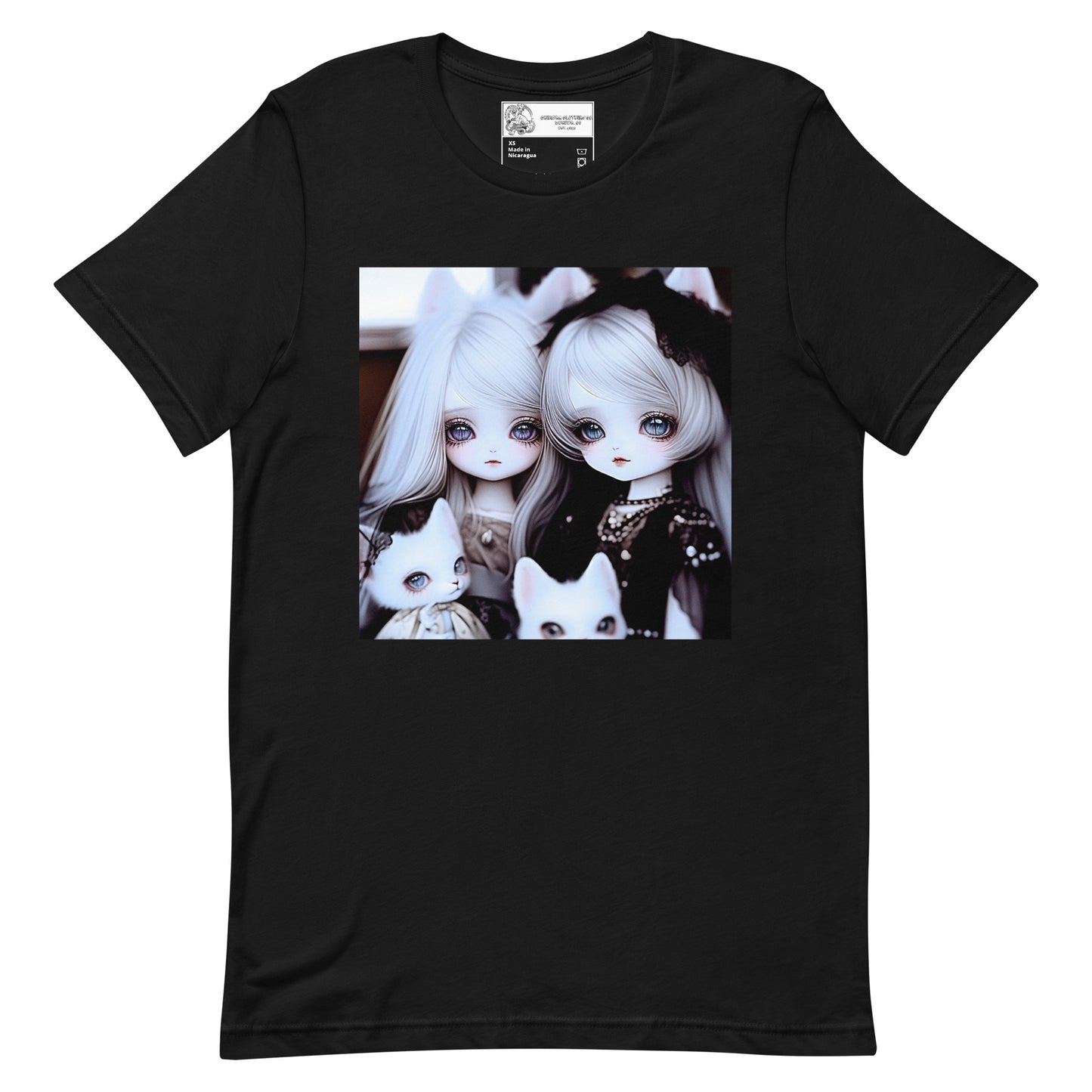 The Goth Kitten Twins Unisex t-shirt