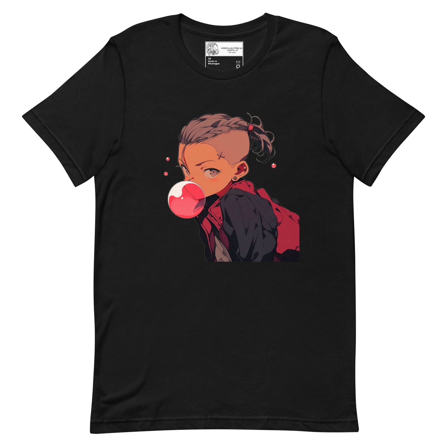 Bubblegum Anime Girl Unisex t-shirt