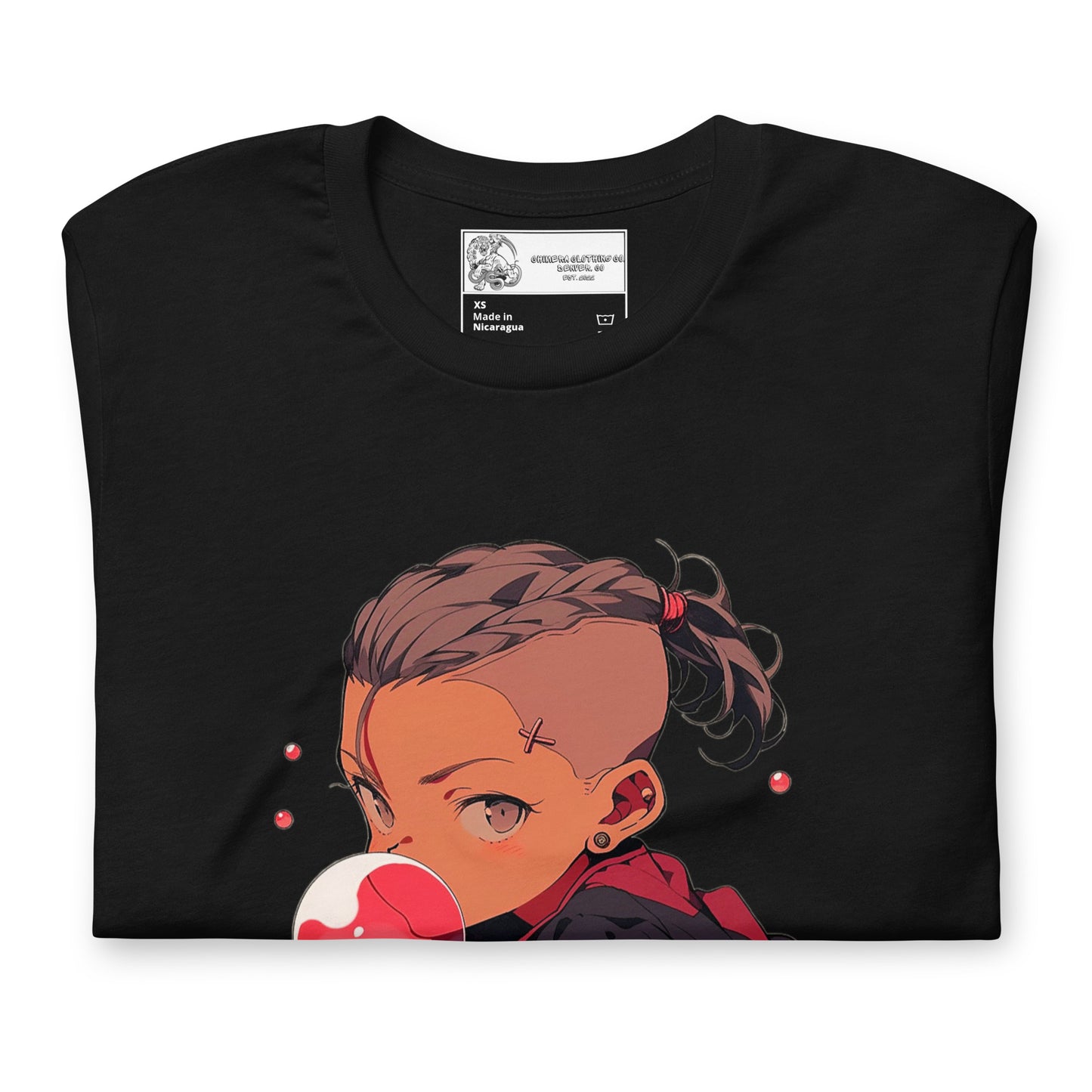 Bubblegum Anime Girl Unisex t-shirt