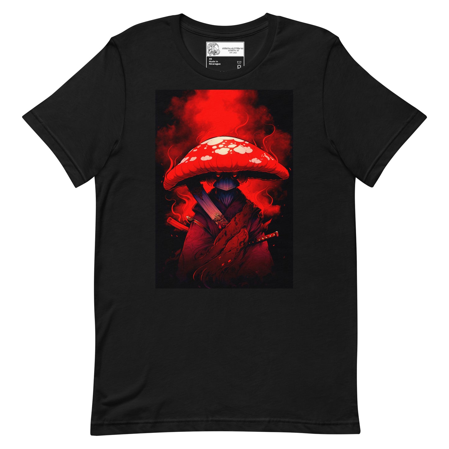 Mushroom Samurai Unisex t-shirt