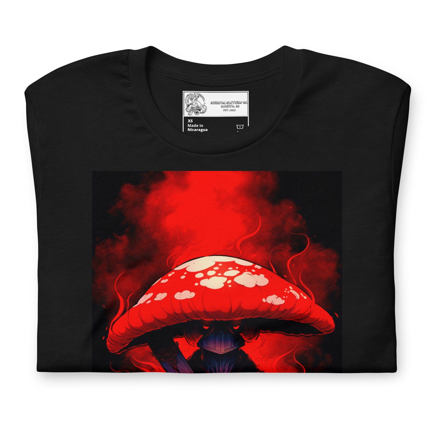 Mushroom Samurai Unisex t-shirt