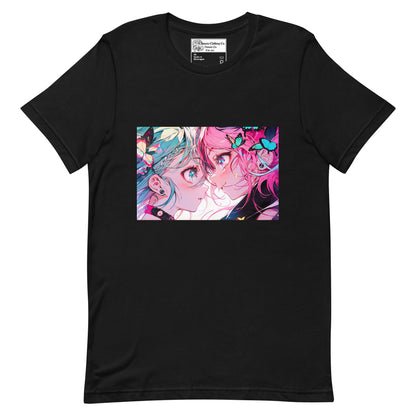 Butterfly Anime Couple #1 Unisex t-shirt