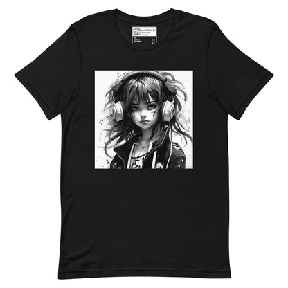 Anime Music Girl #1 Unisex t-shirt