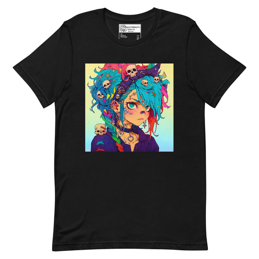 Skull Pastel Goth Girl Unisex t-shirt