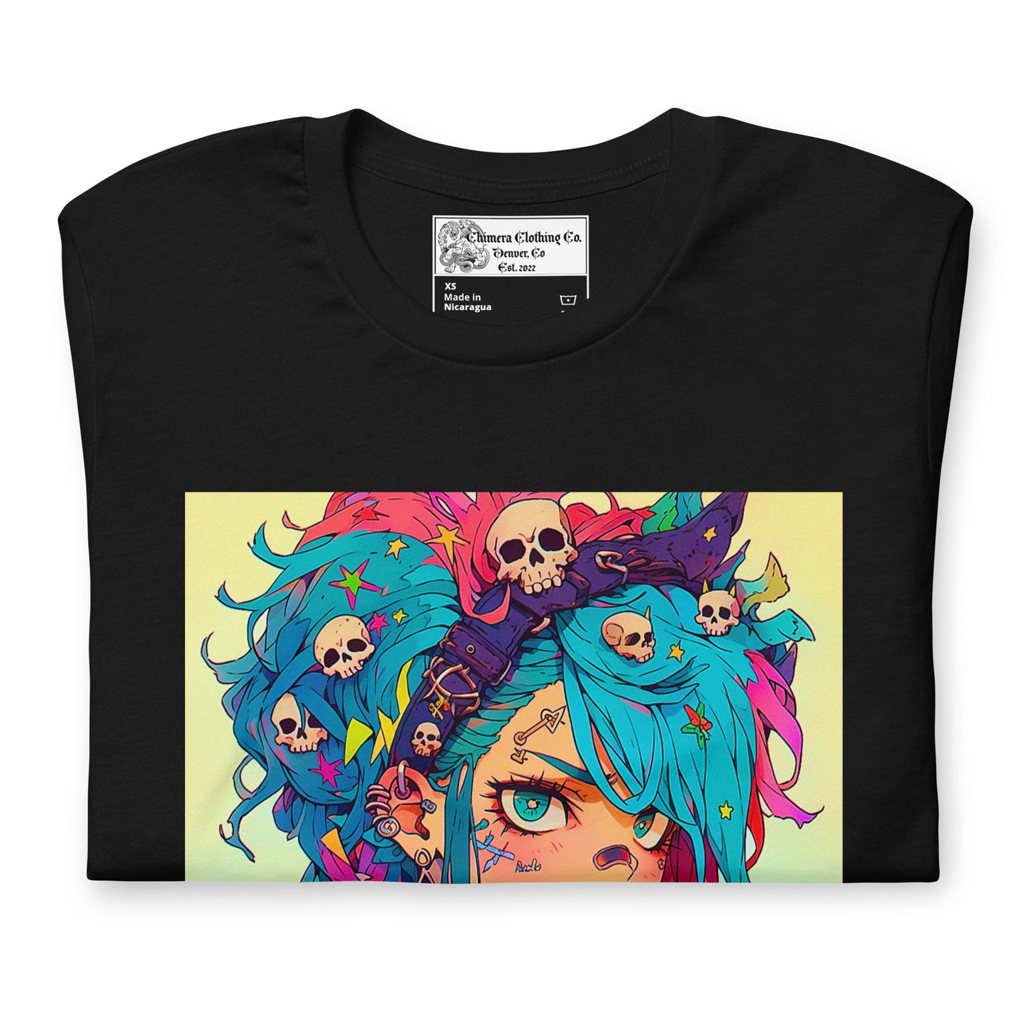 Skull Pastel Goth Girl Unisex t-shirt