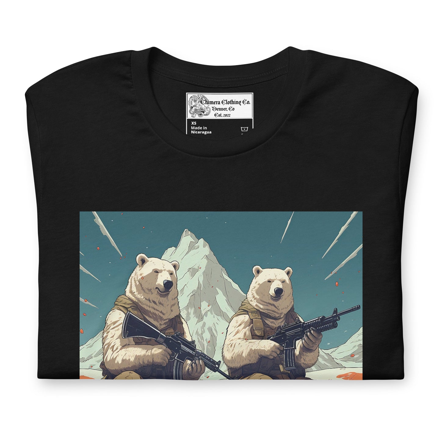 Polar Bear Soldiers Unisex t-shirt