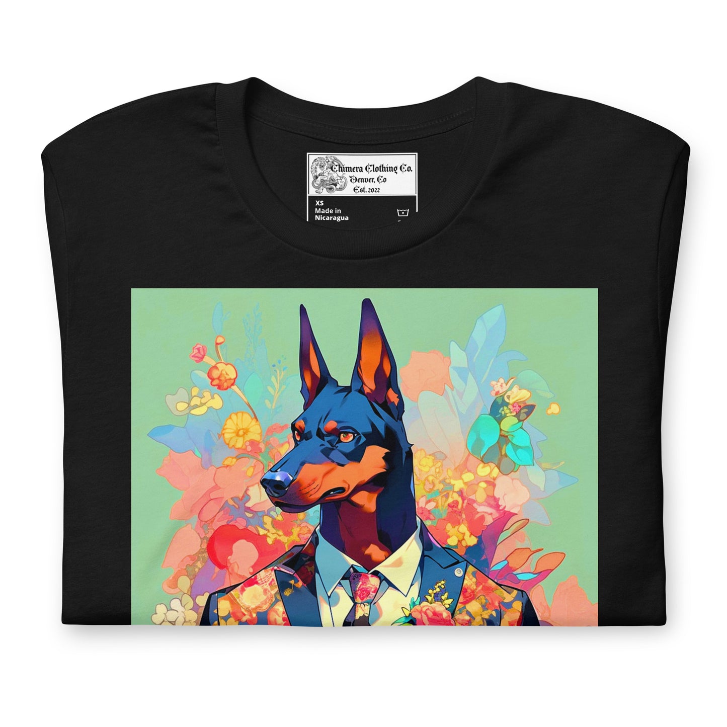 Boss Dog Doberman Unisex t-shirt