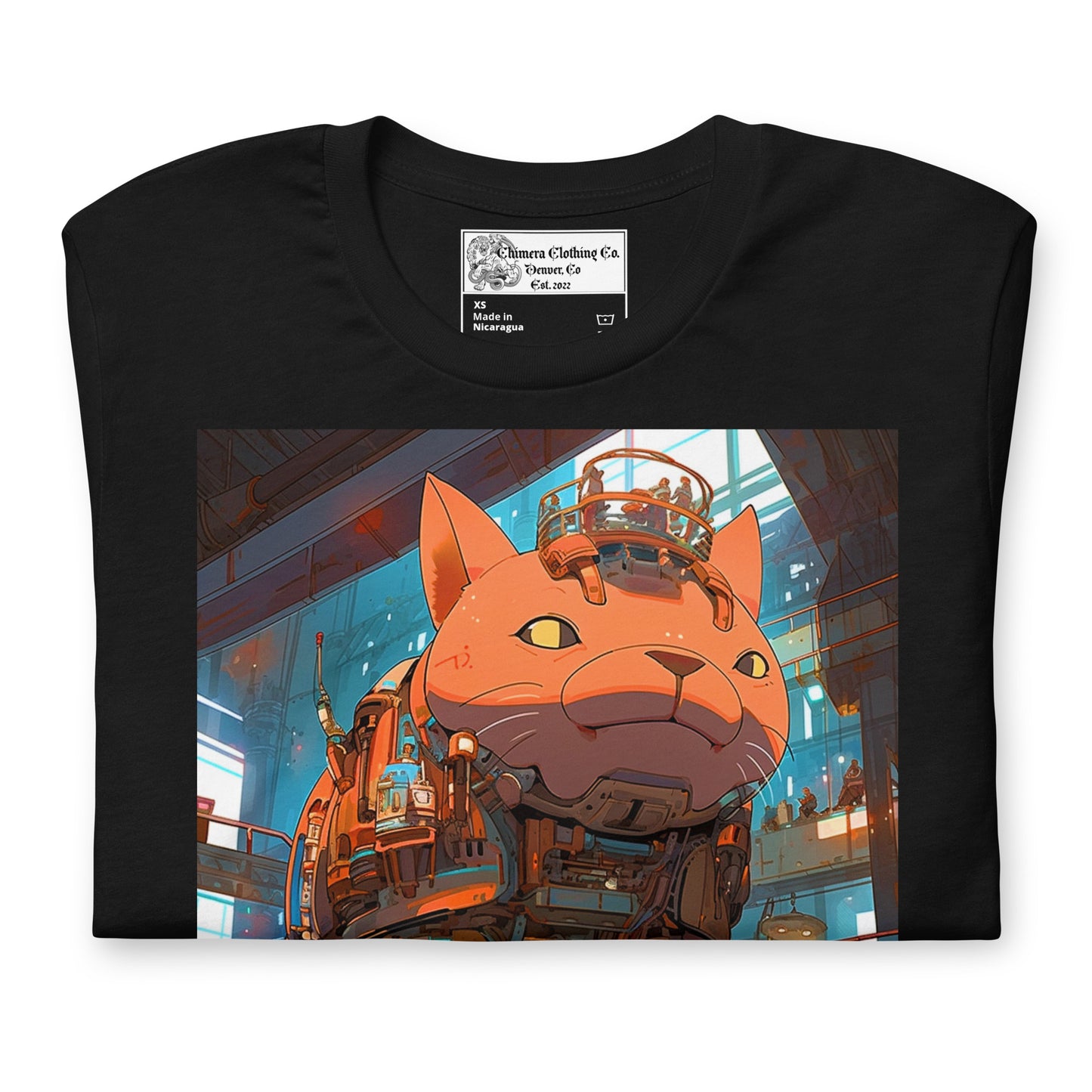 Giant Cat Robot #2 Unisex t-shirt