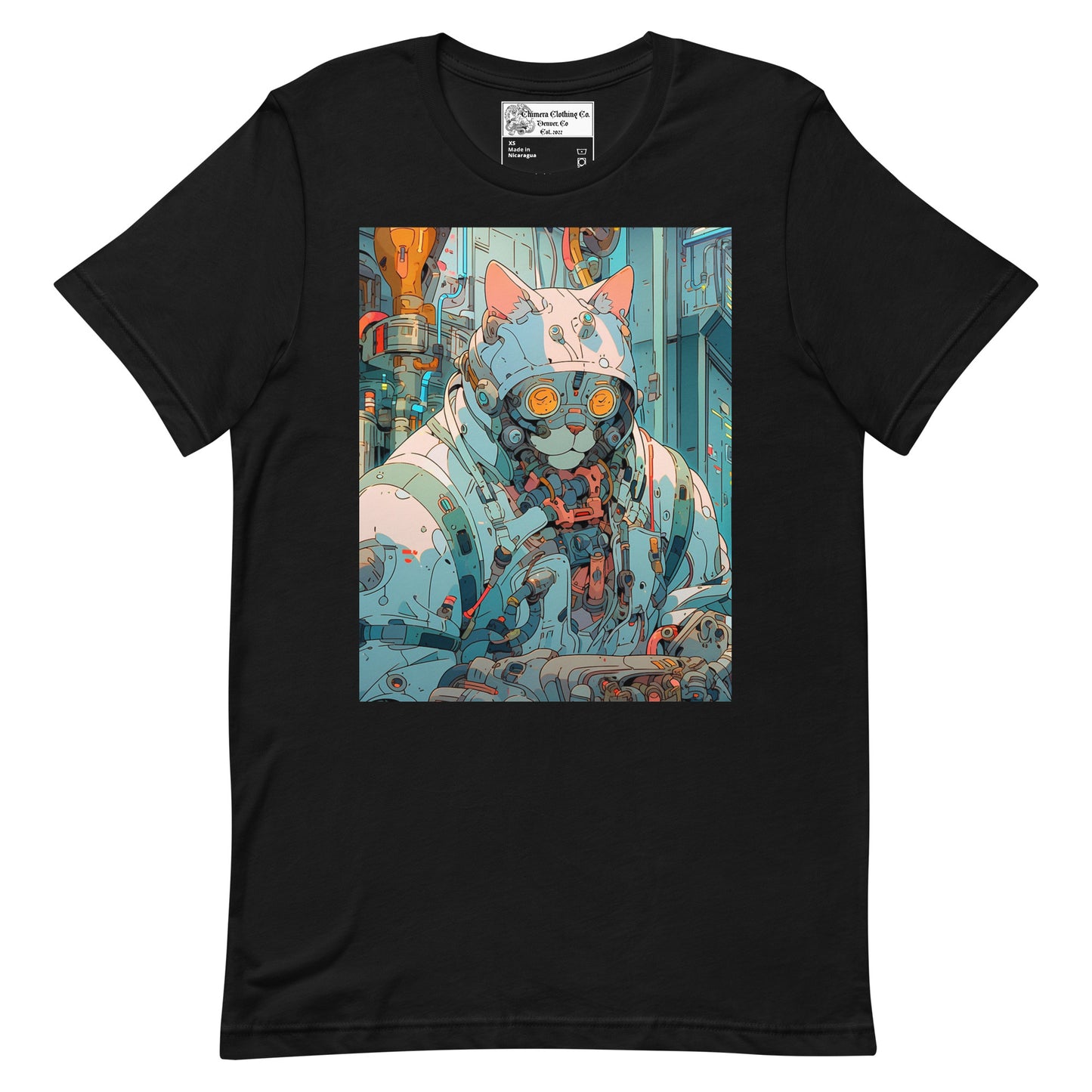 Cyborg Cat Unisex t-shirt