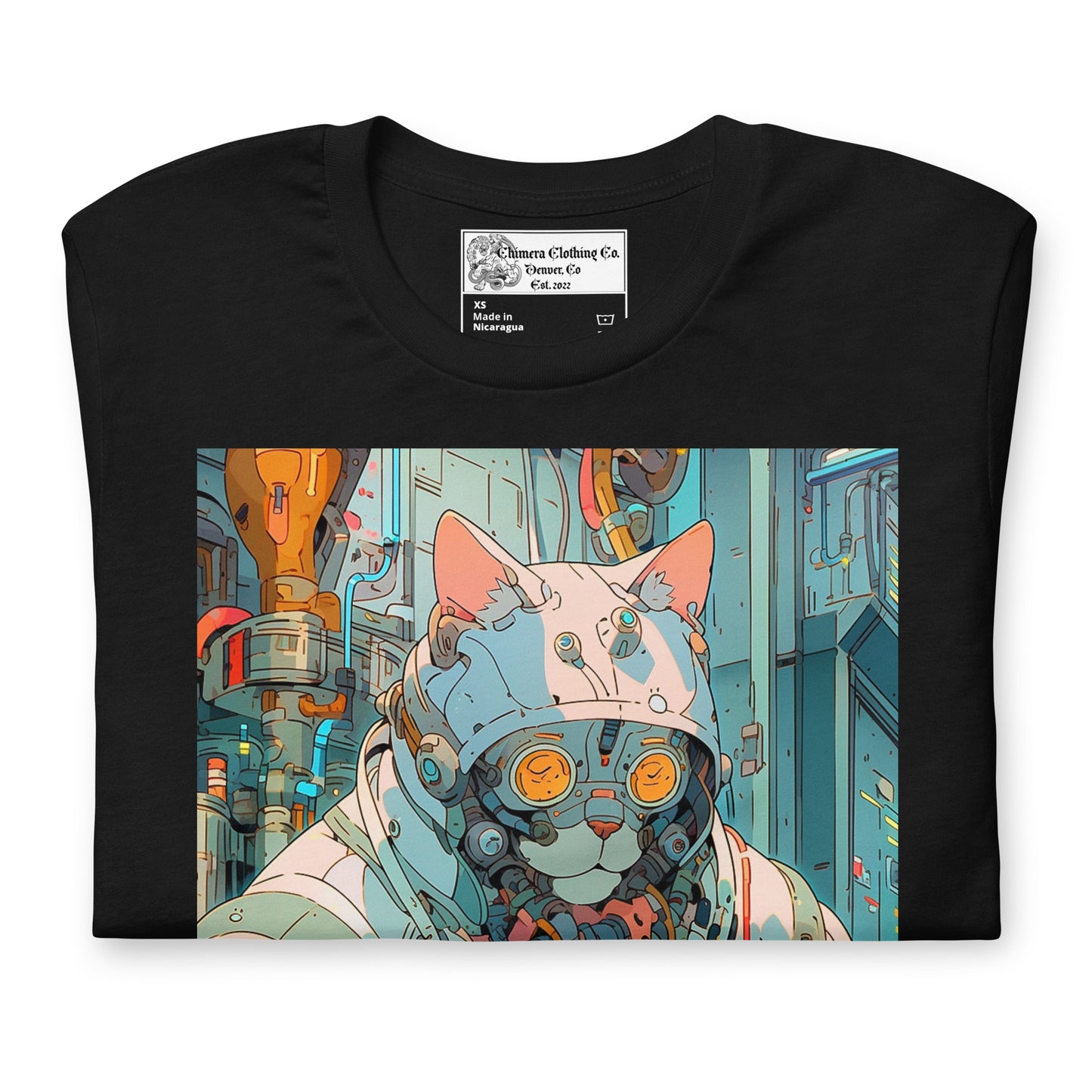 Cyborg Cat Unisex t-shirt