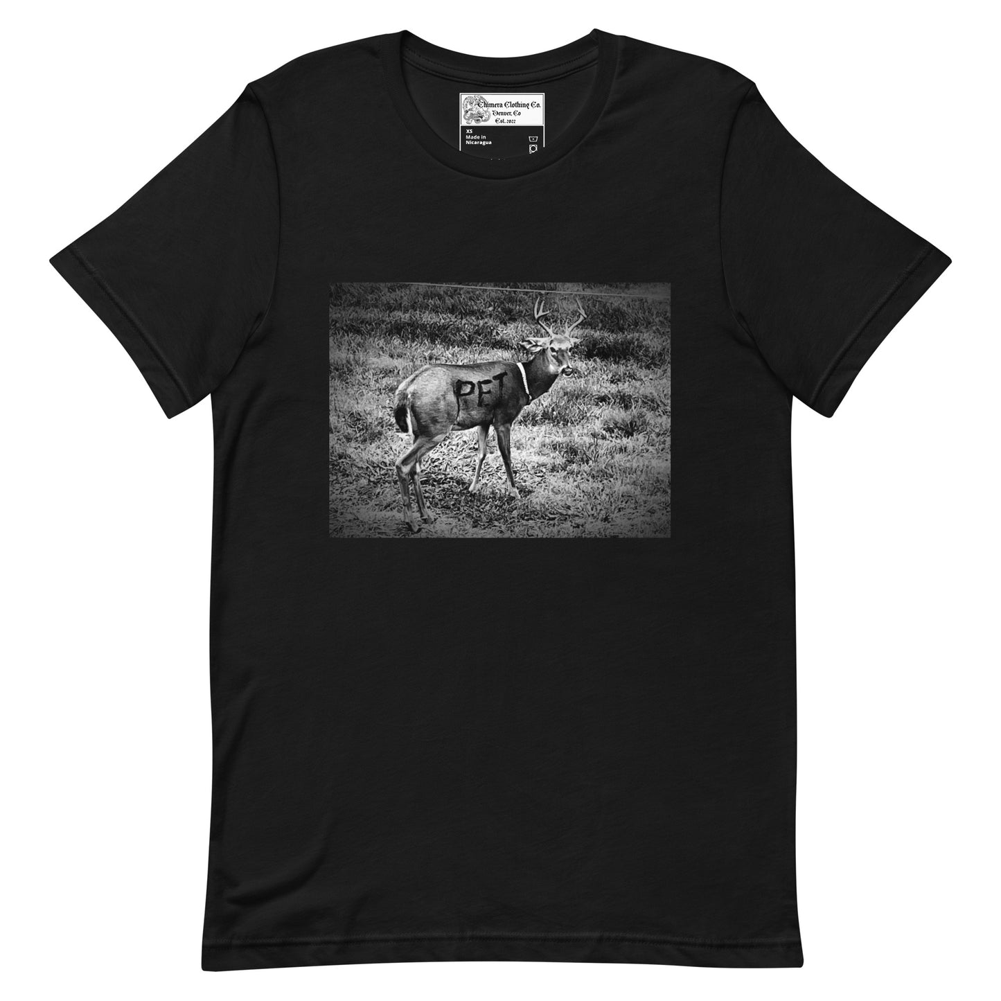 Pet Spraypainted Deer Unisex t-shirt