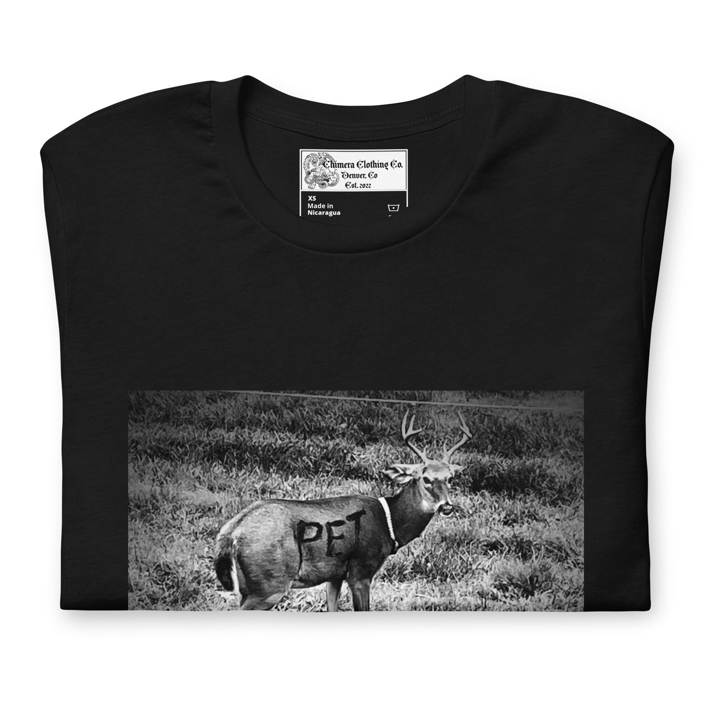 Pet Spraypainted Deer Unisex t-shirt