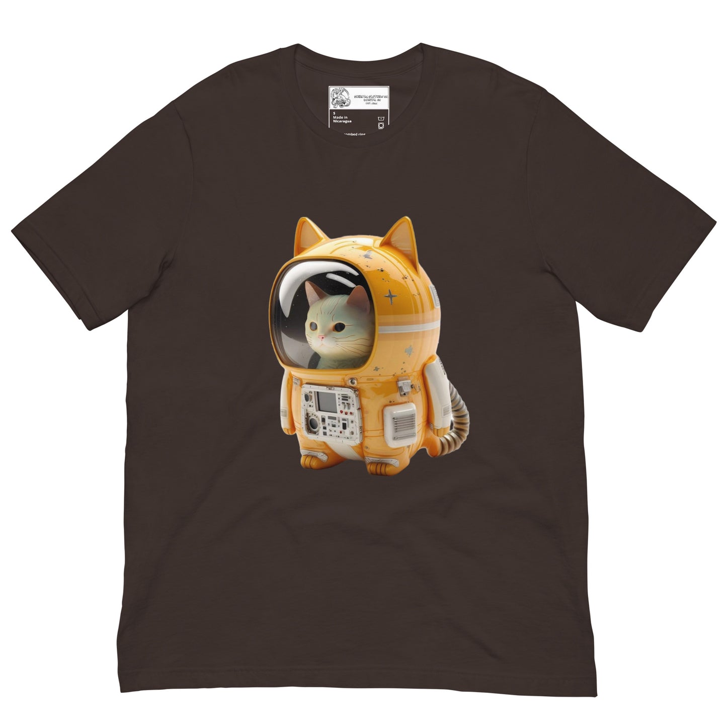 Astronaut Space Kitty Cat Unisex t-shirt