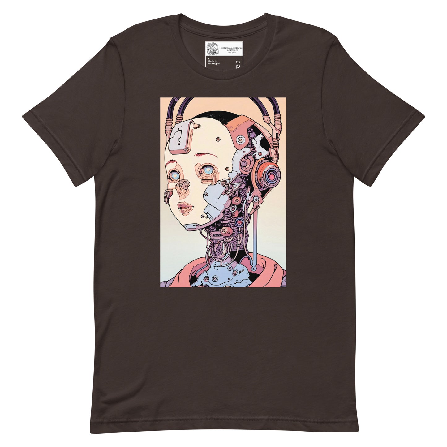 Cyborg Anime Woman #1 Unisex t-shirt