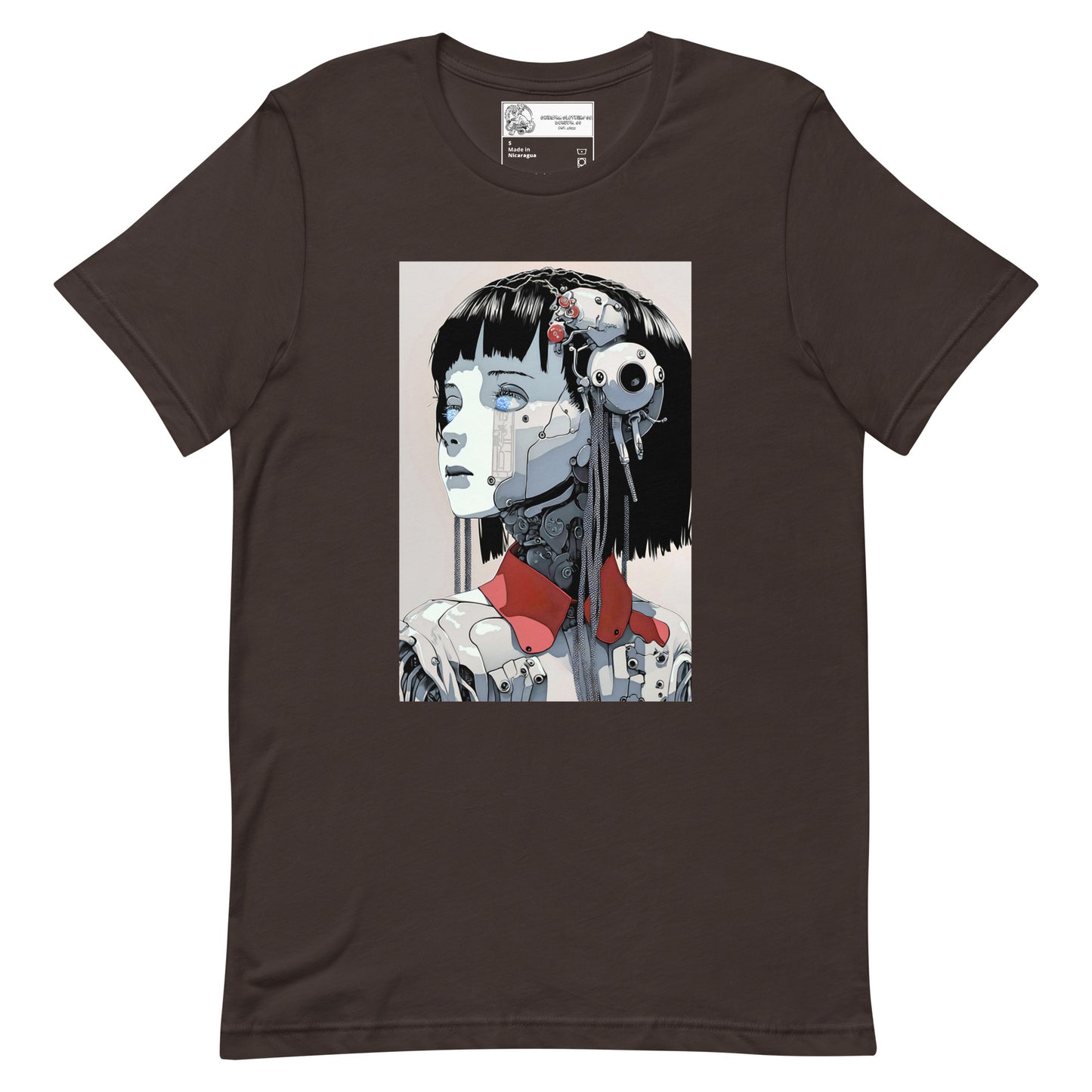 Cyborg Anime Woman #2 Unisex t-shirt