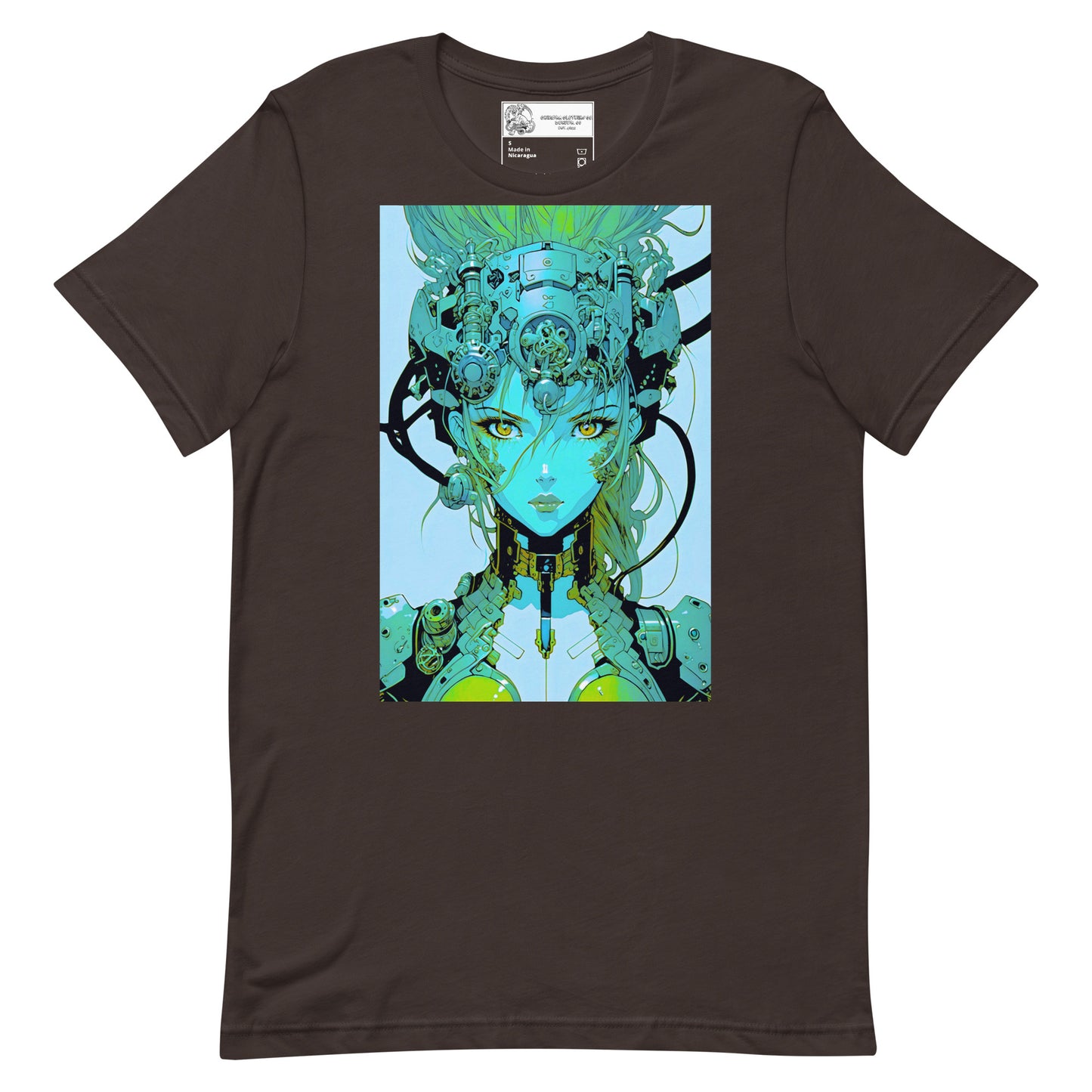 Cyborg Anime Woman #8 Unisex t-shirt