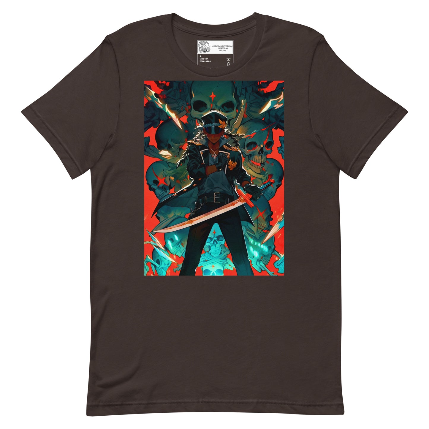 "The Captain" Anime Guy Unisex t-shirt SOFT STYLE