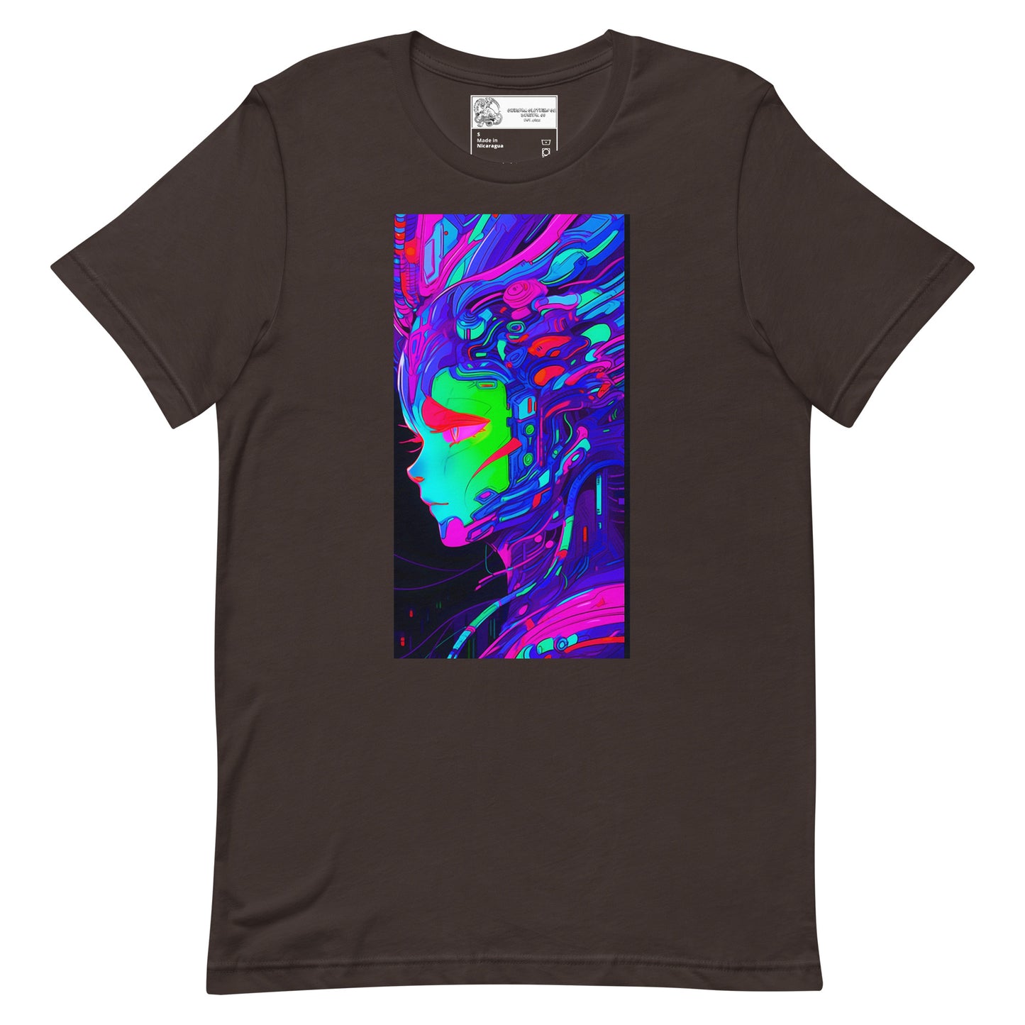 Cyborg Anime Girl #2 Unisex t-shirt