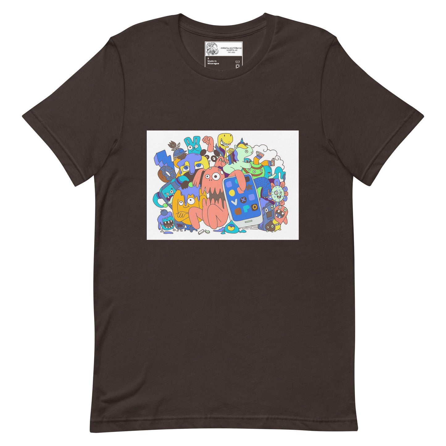 Monster Doodle Clan Unisex t-shirt