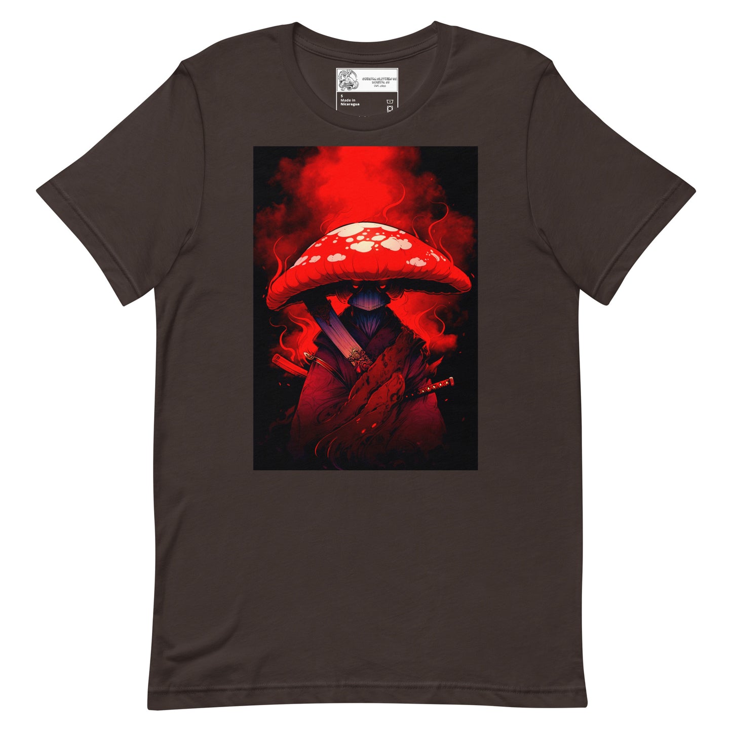 Mushroom Samurai Unisex t-shirt