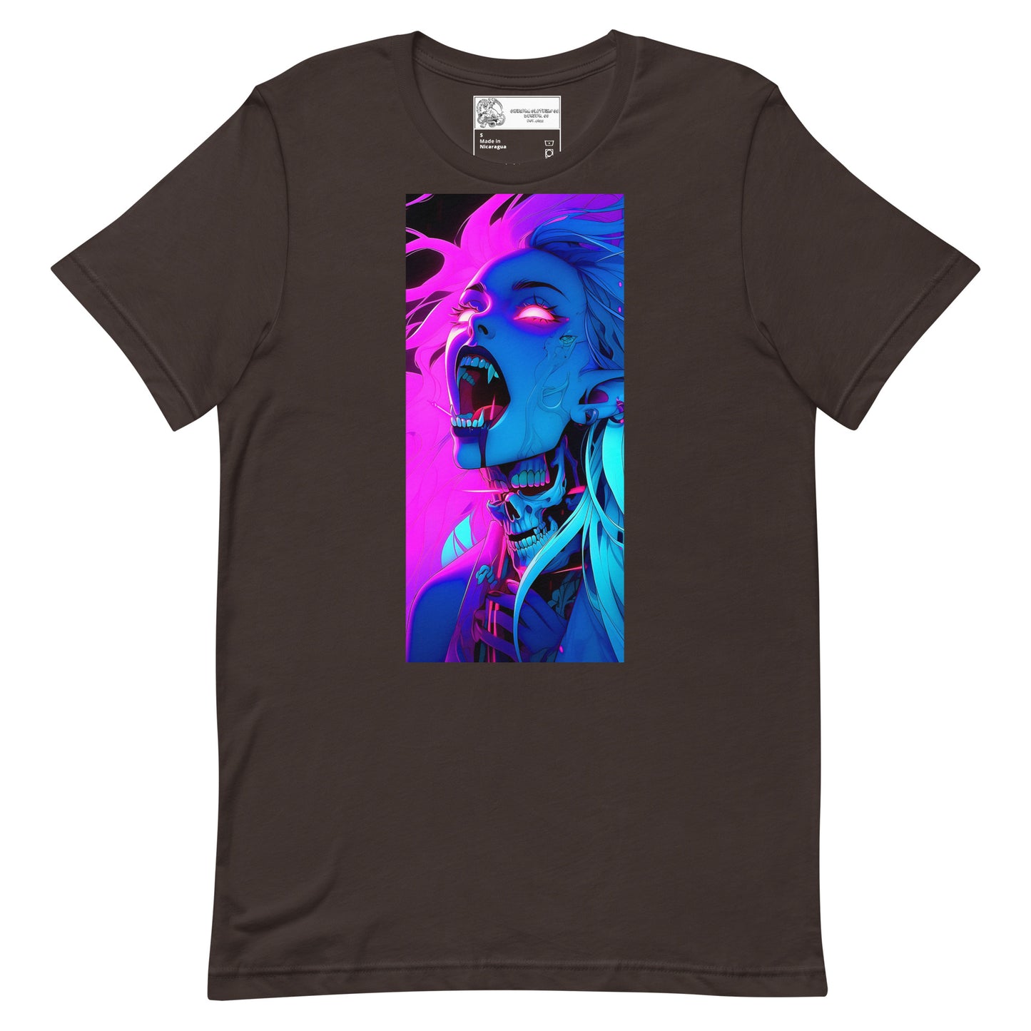 Vaporwave Hot Vampire Woman Unisex t-shirt