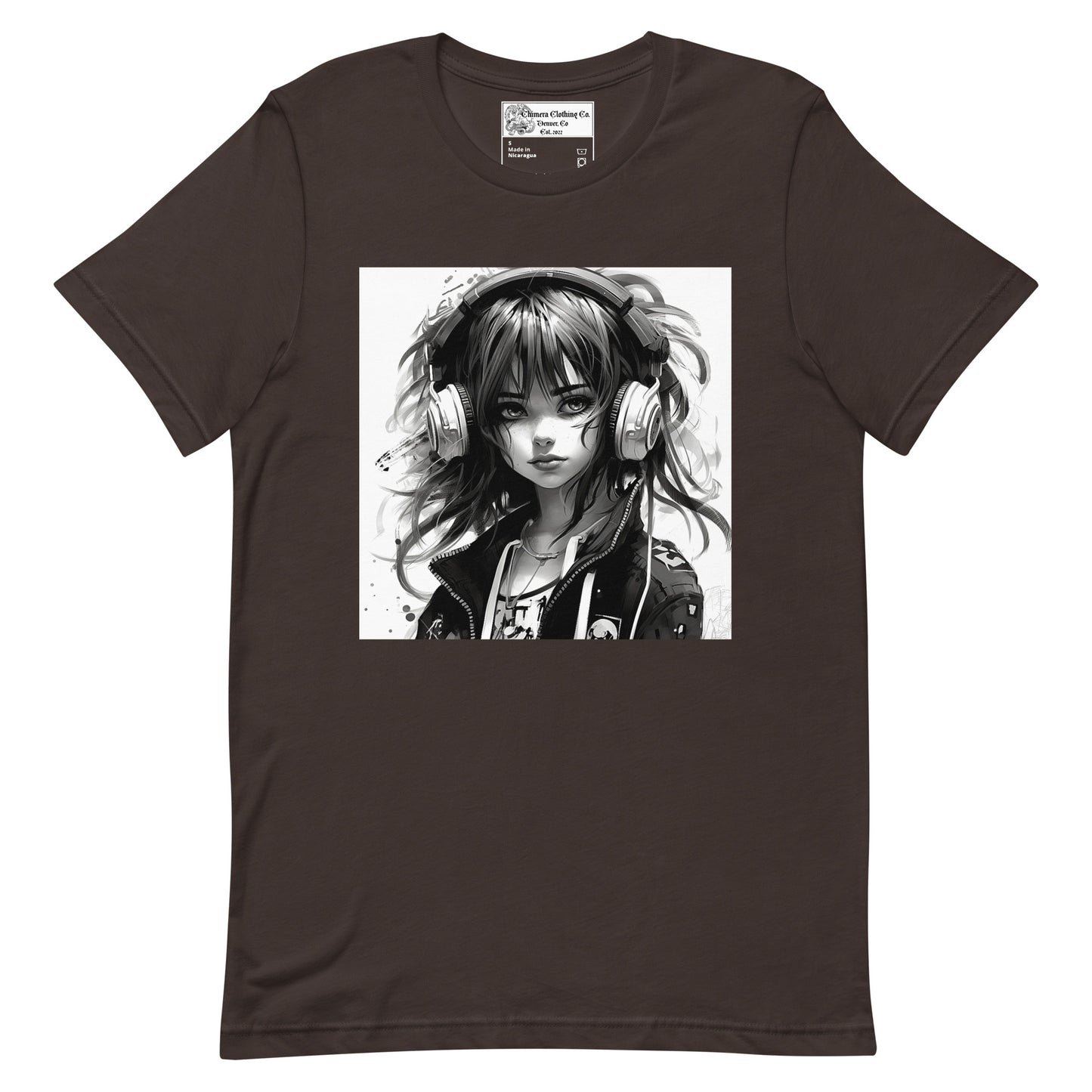 Anime Music Girl #1 Unisex t-shirt