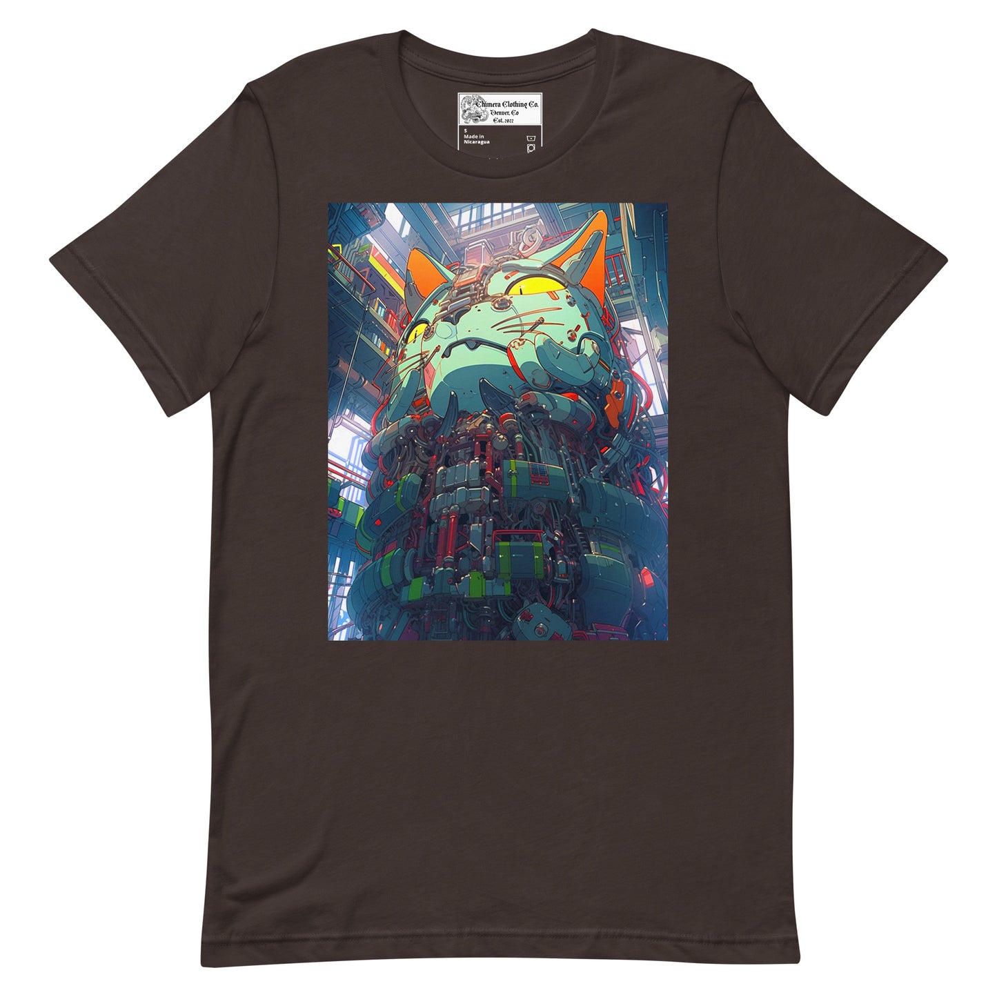 Giant Cat Robot #3 Unisex t-shirt