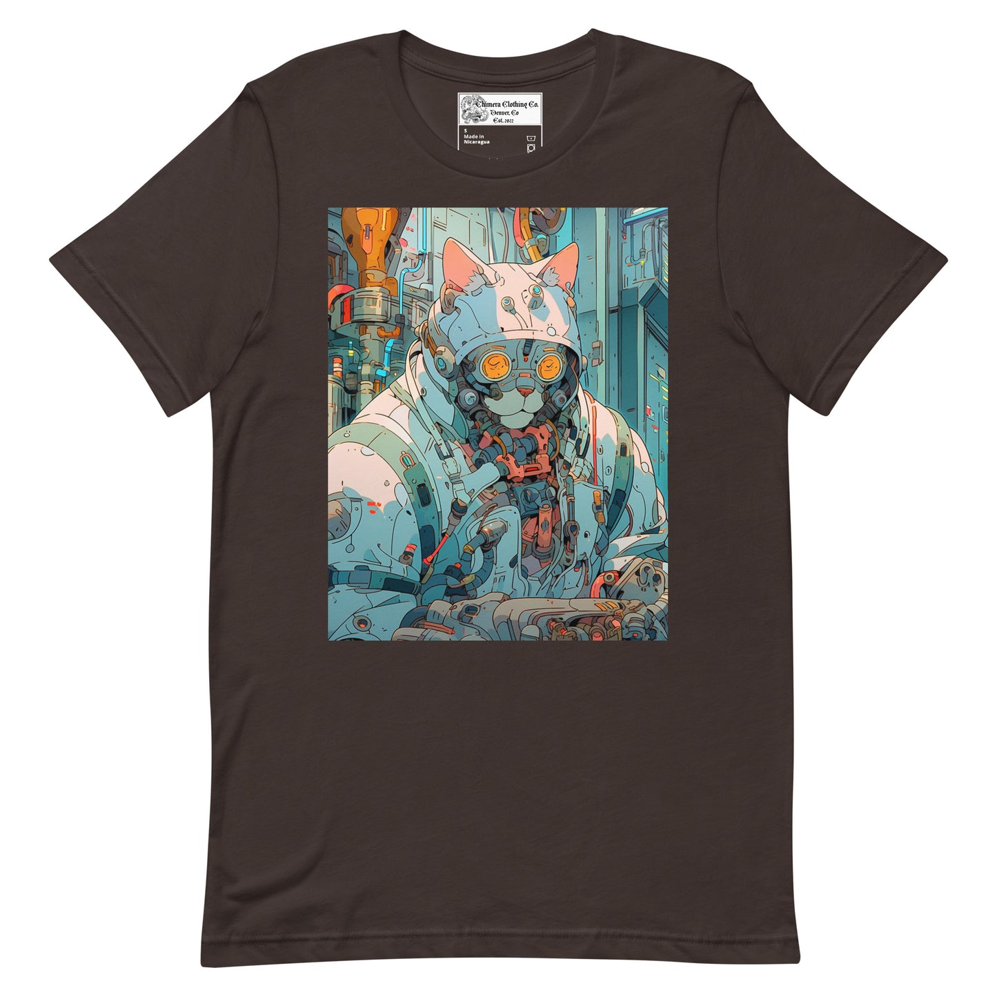 Cyborg Cat Unisex t-shirt