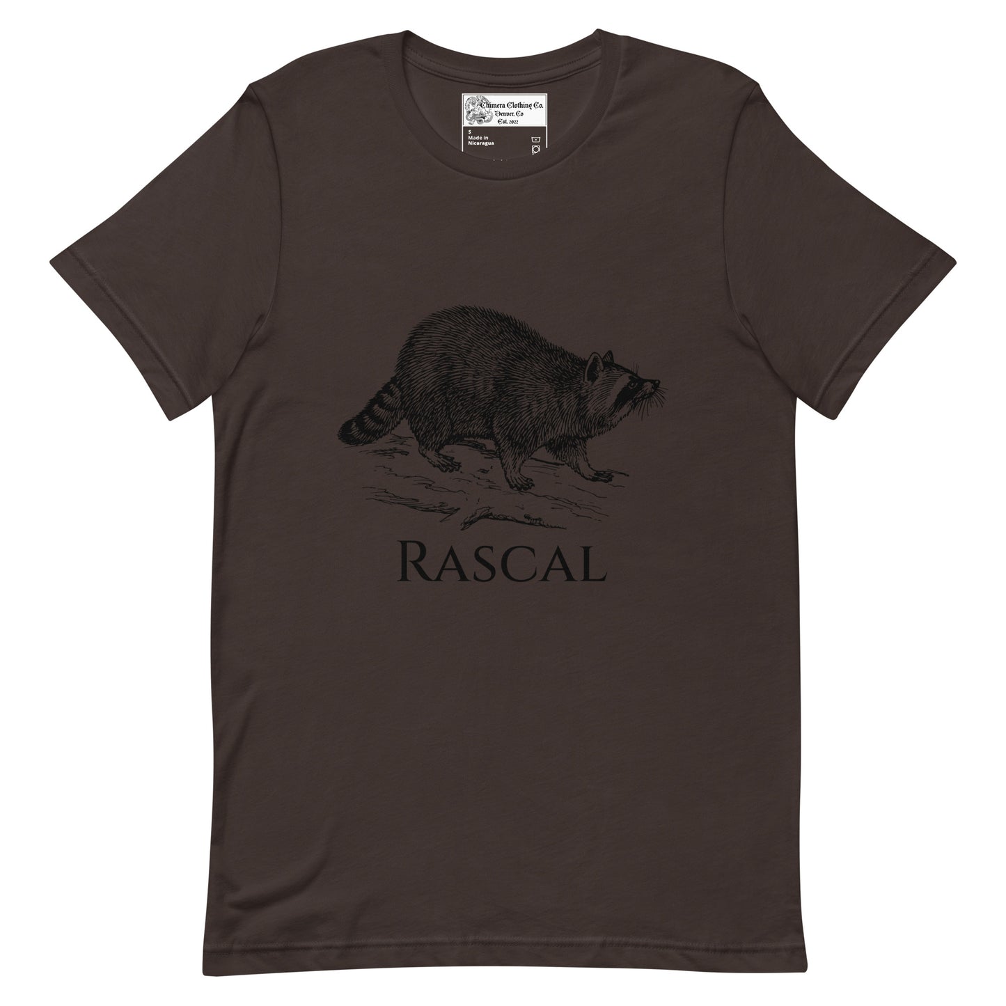 Rascal Raccoon Unisex t-shirt