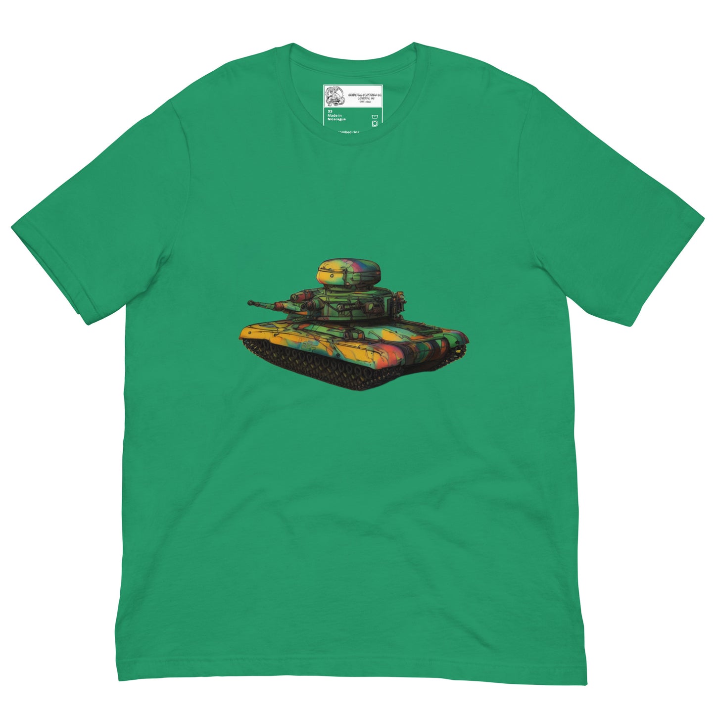 Graffiti Style Army Tank SOFT STYLE Unisex t-shirt