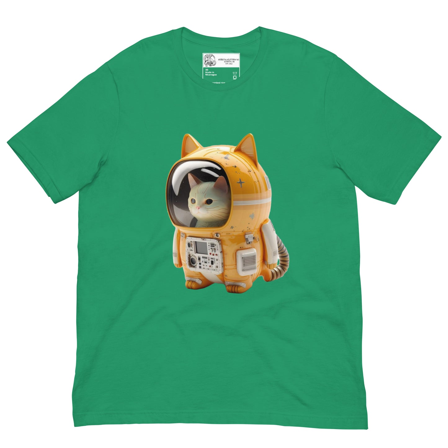 Astronaut Space Kitty Cat Unisex t-shirt