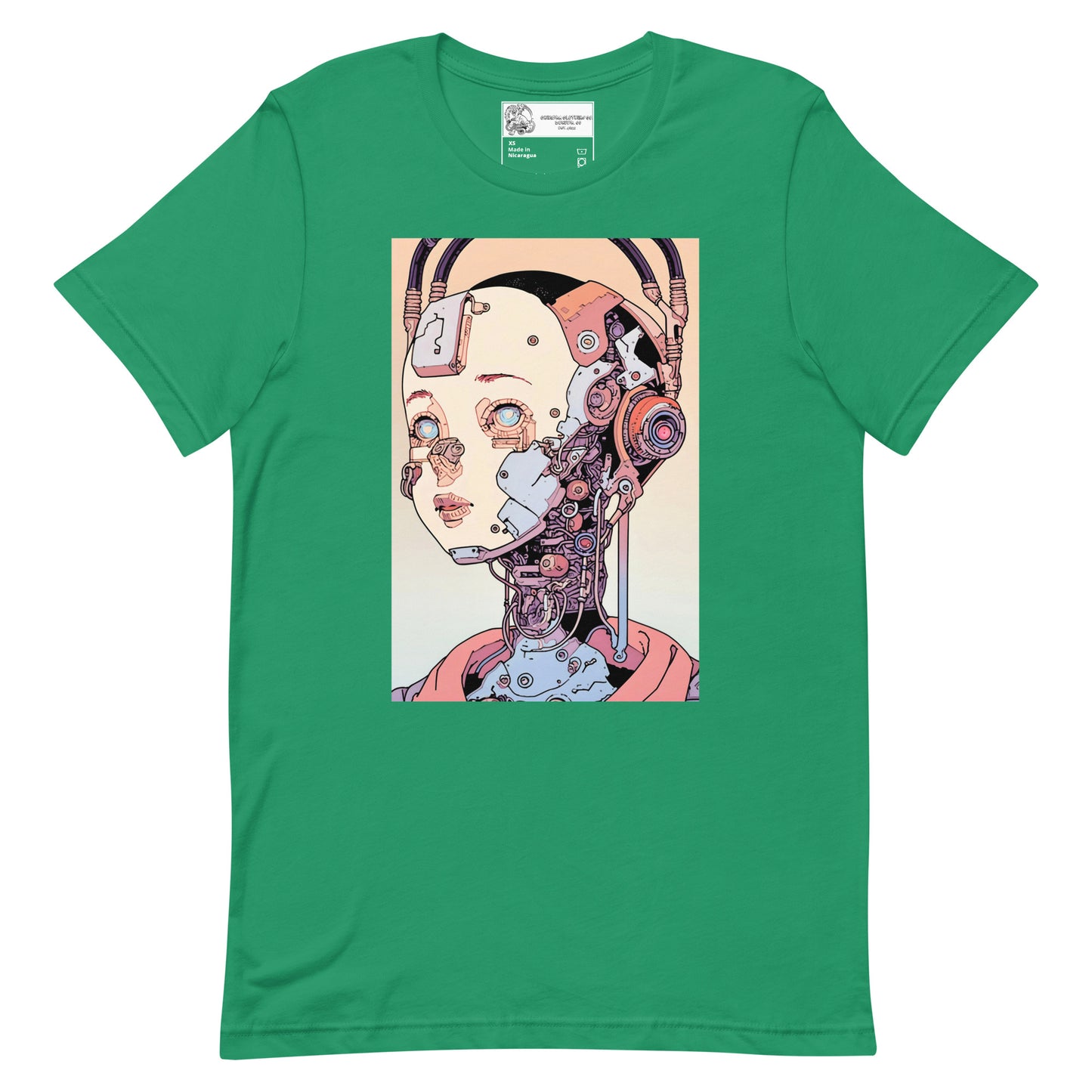 Cyborg Anime Woman #1 Unisex t-shirt