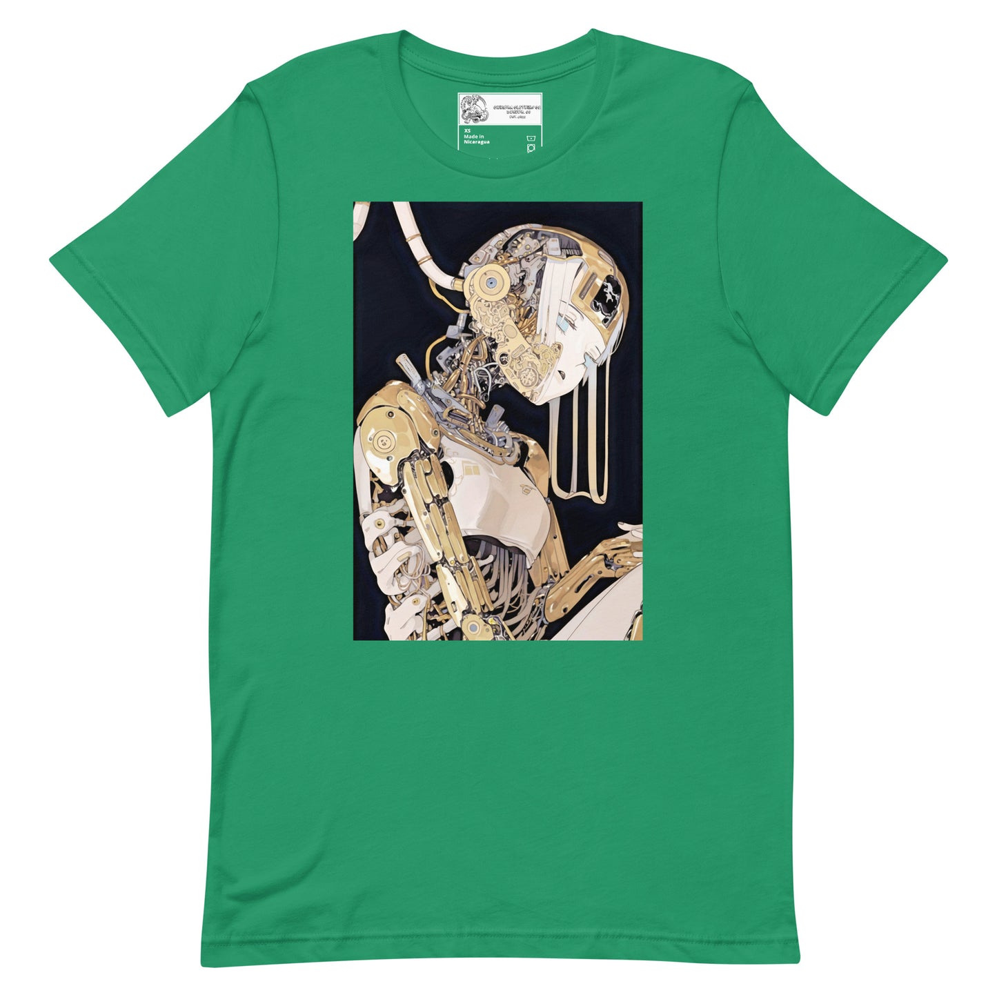 Cyborg Anime Woman #3 Unisex t-shirt