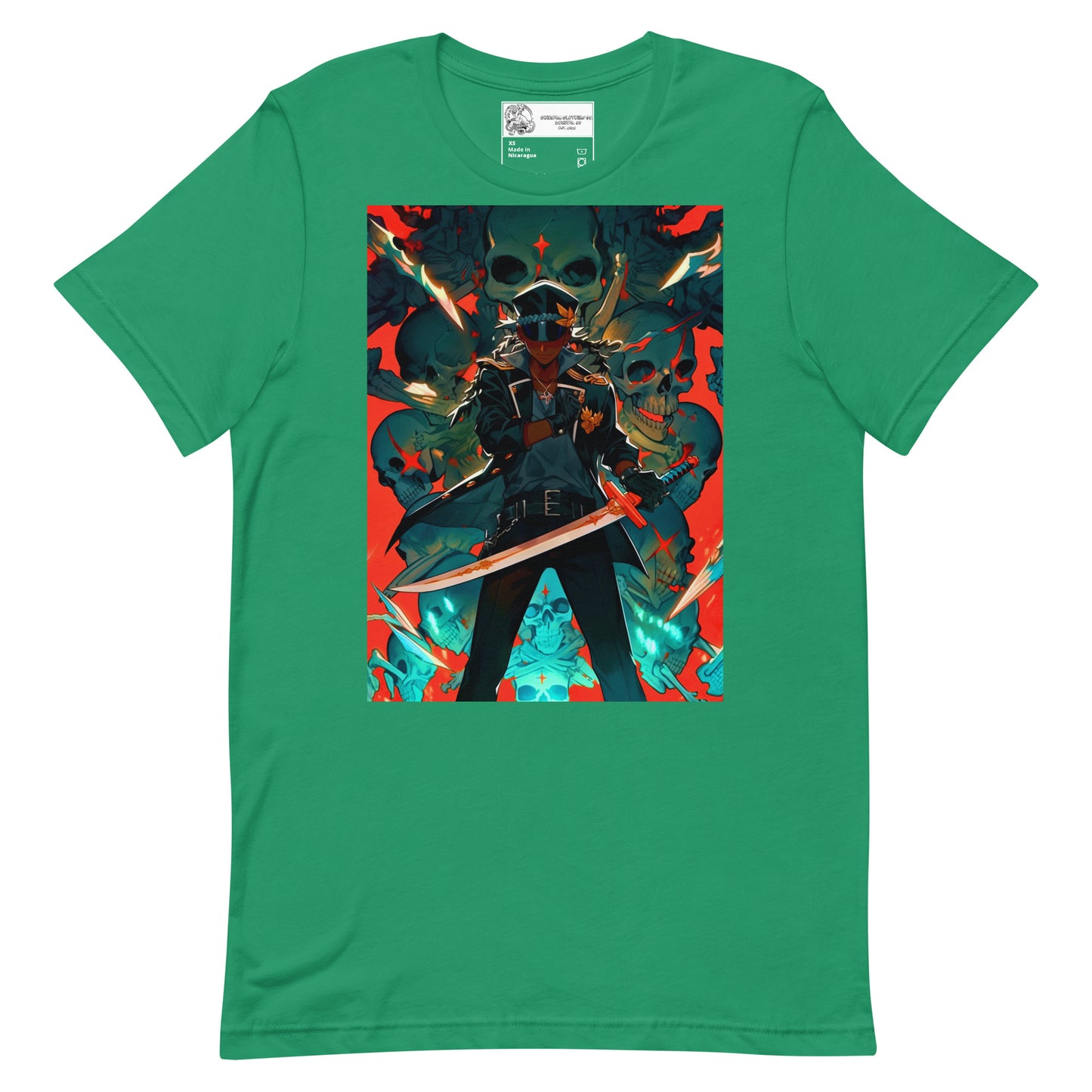 "The Captain" Anime Guy Unisex t-shirt SOFT STYLE