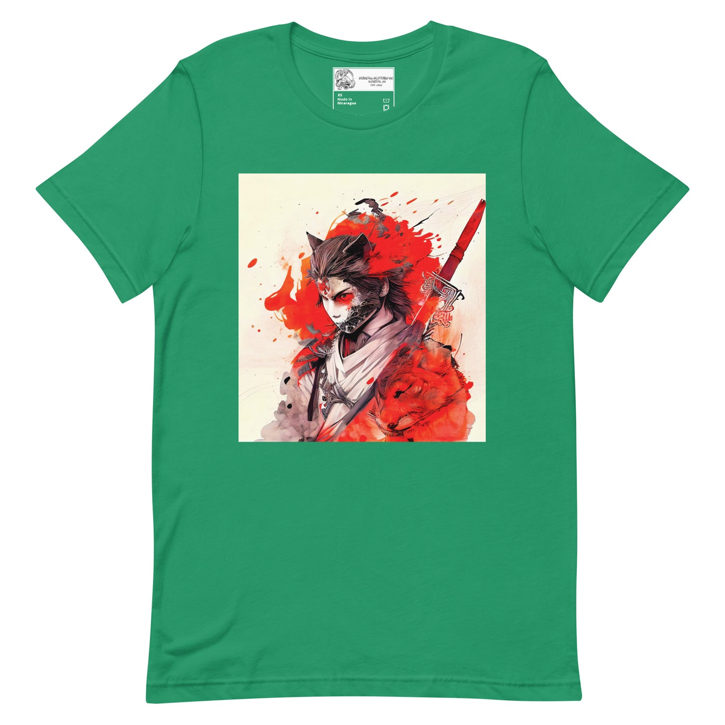 Fox Samurai Unisex t-shirt