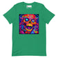 Trippy Blacklight Skull Unisex t-shirt