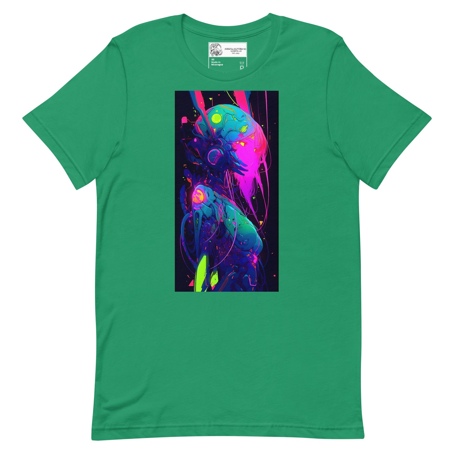 Cyborg Anime Girl #4 Unisex t-shirt