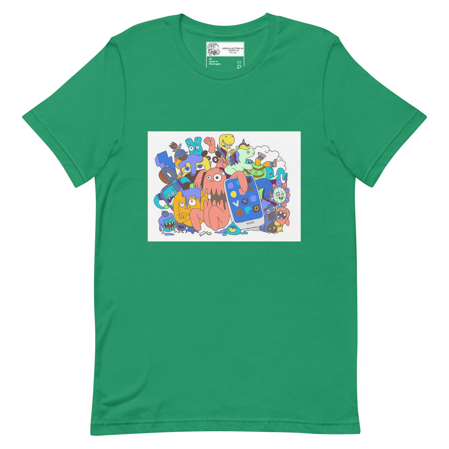 Monster Doodle Clan Unisex t-shirt